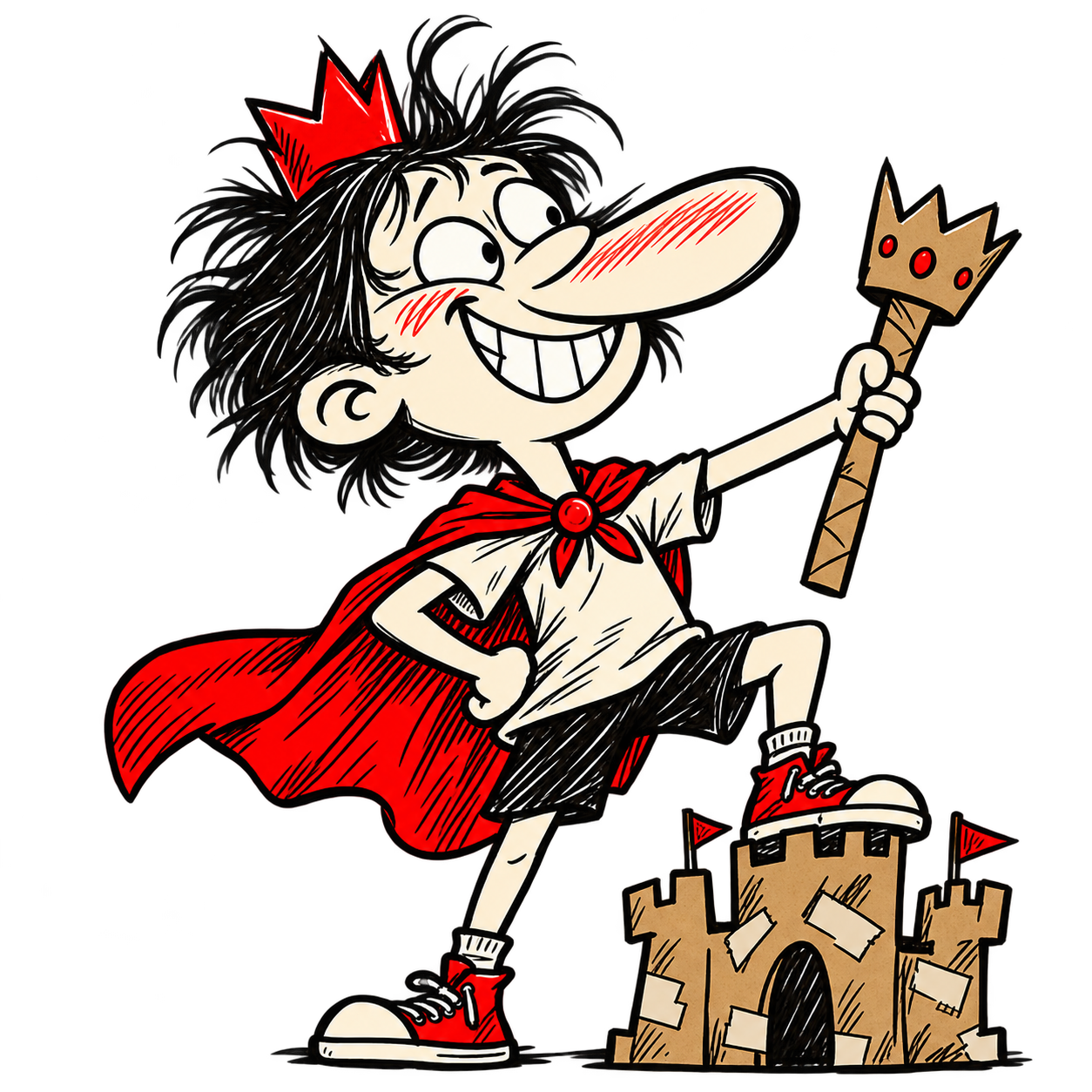 Caricatura de Su Pequeña Majestad